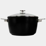 Swiss Diamond CHD Nonstick Stock Pot with Glass Lid, 8.5 qt