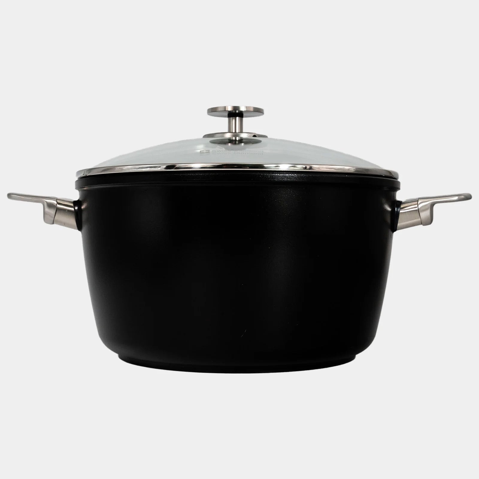 Swiss Diamond CHD Nonstick Stock Pot with Glass Lid, 8.5 qt