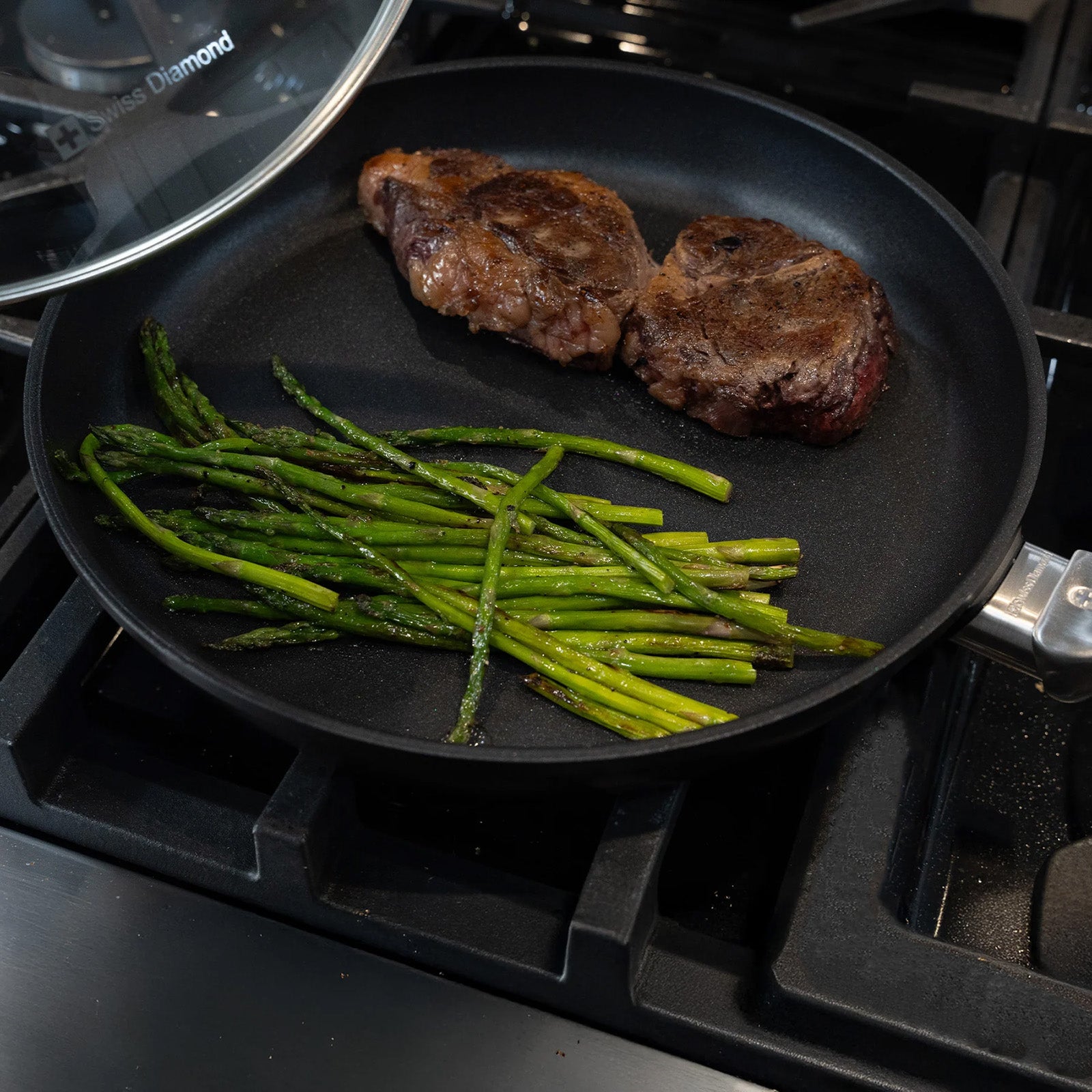 Swiss Diamond CHD Nonstick Fry Pan, 11-Inch with Lid
