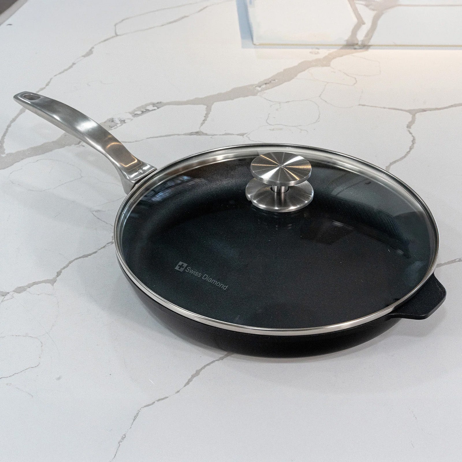 Swiss Diamond CHD Nonstick Fry Pan, 11-Inch with Lid