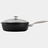 Swiss Diamond CHD Nonstick Square Saute Pan with Glass Lid, 11-Inch x 11-Inch