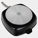 Swiss Diamond CHD Nonstick Square Saute Pan with Glass Lid, 11-Inch x 11-Inch