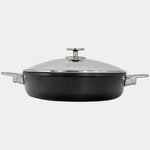 Swiss Diamond CHD Nonstick Sauteuse with Glass Lid, 3.7 qt