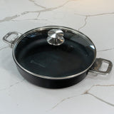Swiss Diamond CHD Nonstick Sauteuse with Glass Lid, 3.7 qt