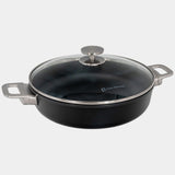 Swiss Diamond CHD Nonstick Sauteuse with Glass Lid, 3.7 qt