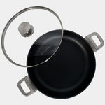 Swiss Diamond CHD Nonstick Sauteuse with Glass Lid, 4.8 qt