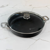 Swiss Diamond CHD Nonstick Sauteuse with Glass Lid, 4.8 qt