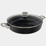 Swiss Diamond CHD Nonstick Sauteuse with Glass Lid, 4.8 qt
