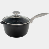 Swiss Diamond CHD Nonstick Saucepan with Glass Lid, 2.2 qt