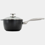 Swiss Diamond CHD Nonstick Saucepan with Glass Lid, 3.2 qt