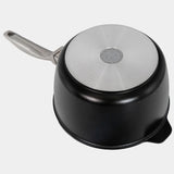 Swiss Diamond CHD Nonstick Saucepan with Glass Lid, 3.2 qt