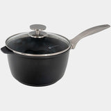 Swiss Diamond CHD Nonstick Saucepan with Glass Lid, 3.2 qt