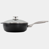 Swiss Diamond CHD Nonstick Saute Pan with Glass Lid, 3.2 qt