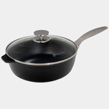 Swiss Diamond CHD Nonstick Saute Pan with Glass Lid, 3.2 qt