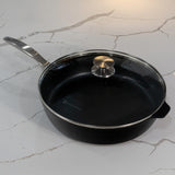 Swiss Diamond CHD Nonstick Saute Pan with Glass Lid, 3.8 qt