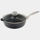 Swiss Diamond CHD Nonstick Saute Pan with Glass Lid, 3.8 qt