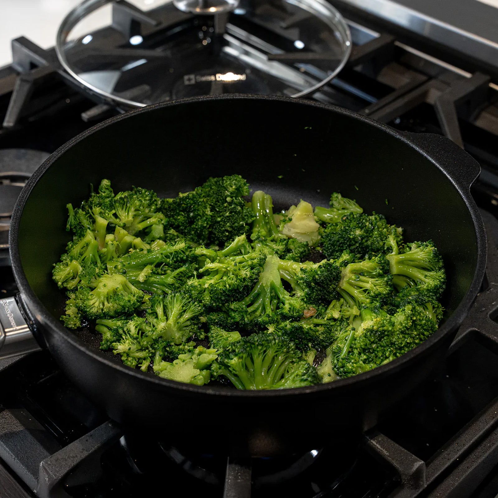 Swiss Diamond CHD Nonstick Saute Pan with Glass Lid, 4.1 qt