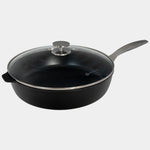 Swiss Diamond CHD Nonstick Saute Pan with Glass Lid, 5.8 qt