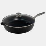 Swiss Diamond CHD Nonstick Saute Pan with Glass Lid, 5.8 qt
