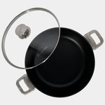 Swiss Diamond CHD Nonstick Braiser with Glass Lid, 5.3 qt