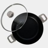 Swiss Diamond CHD Nonstick Braiser with Glass Lid, 5.3 qt