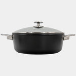 Swiss Diamond CHD Nonstick Braiser with Glass Lid, 7.2 qt