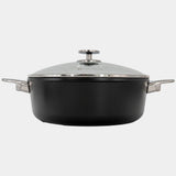 Swiss Diamond CHD Nonstick Braiser with Glass Lid, 7.2 qt