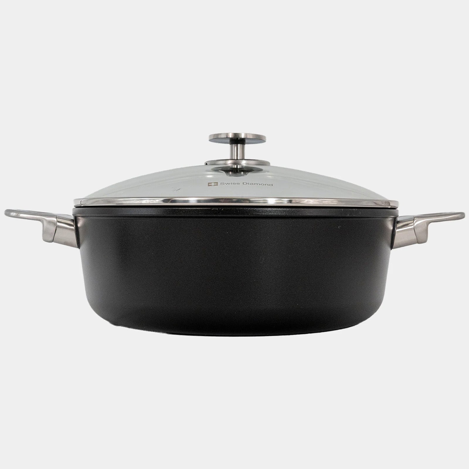 Swiss Diamond CHD Nonstick Braiser with Glass Lid, 7.2 qt