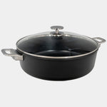 Swiss Diamond CHD Nonstick Braiser with Glass Lid, 7.2 qt