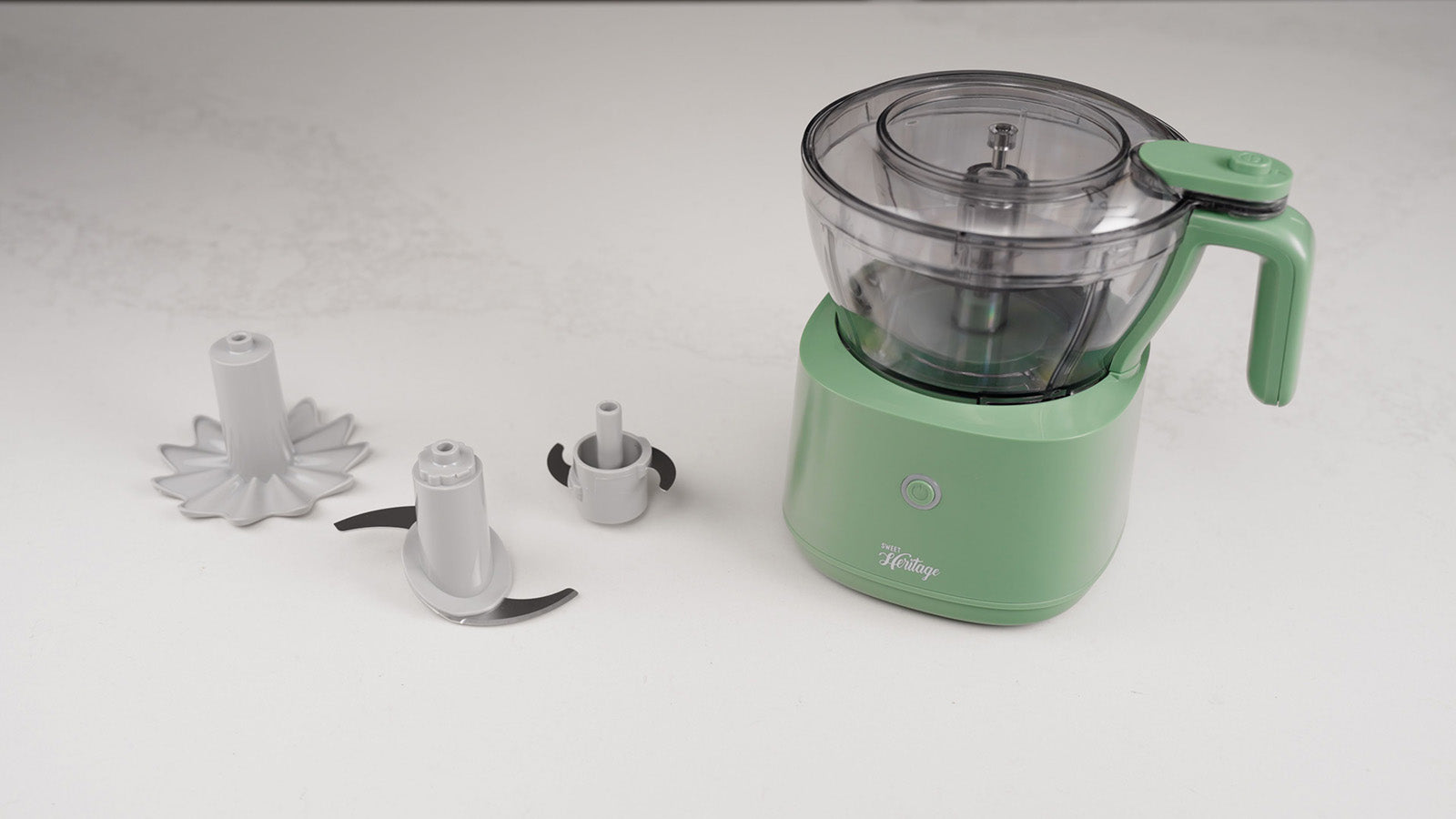 Henning Lee Carla Hall 2-in-1 Cordless Chopper, 4.2 Cup, Sage