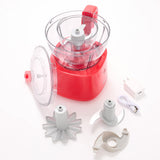 Henning Lee Carla Hall 2-in-1 Cordless Chopper, 4.2 Cup, Tomato