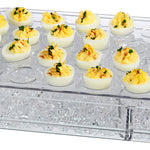 Prodyne Charcuterie On Ice & Deviled Eggs On Ice Platter 2 Piece Serving Set