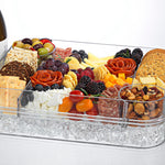 Prodyne Charcuterie On Ice & Deviled Eggs On Ice Platter 2 Piece Serving Set