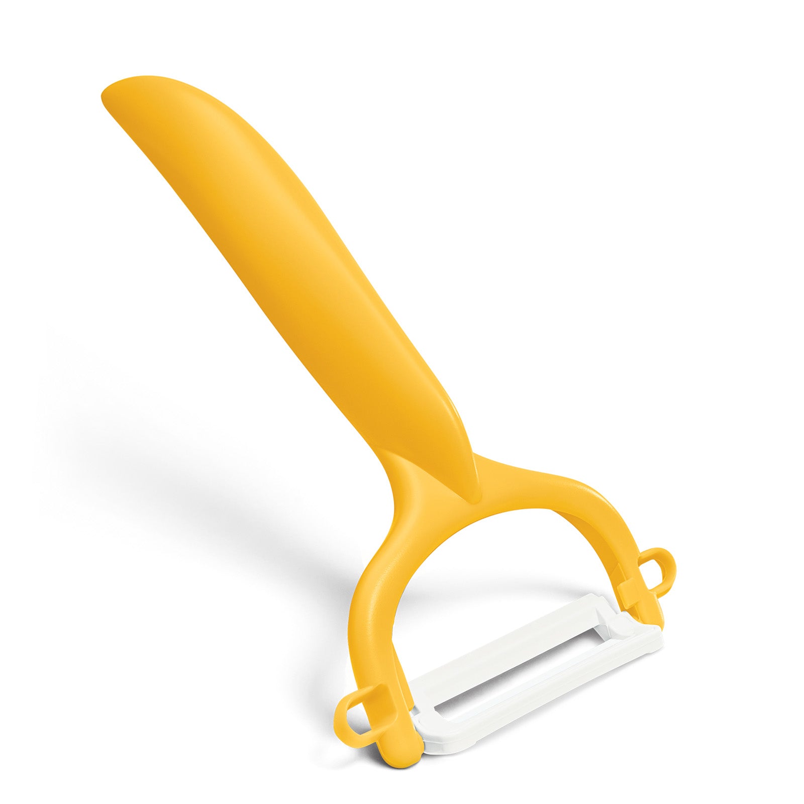 Kyocera Advanced Ceramic Horizontal Y Peeler, Yellow