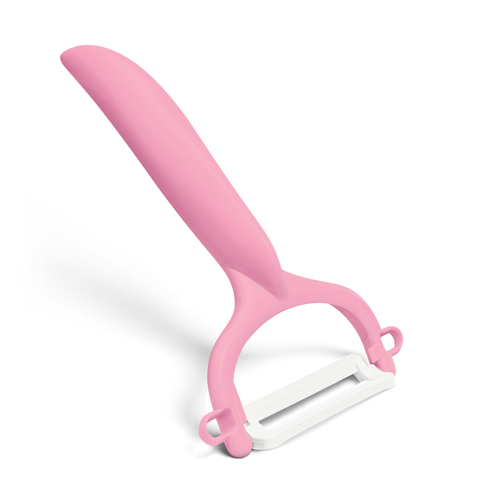 Kyocera Advanced Ceramic Horizontal Y Peeler, Pink