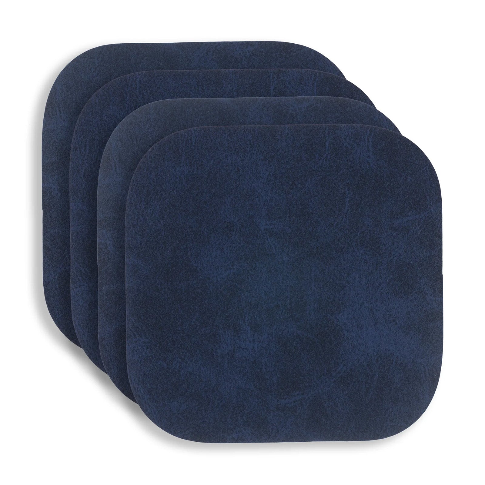 KAF Home Santiago Rectangular Bio Based Vinyl Coasters, Set of 4