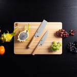 Shun Classic Blonde 7 Piece Block Set with Birchwood Kickstand Block