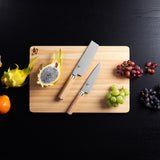 Shun Classic Blonde 7 Piece Block Set with Birchwood Kickstand Block