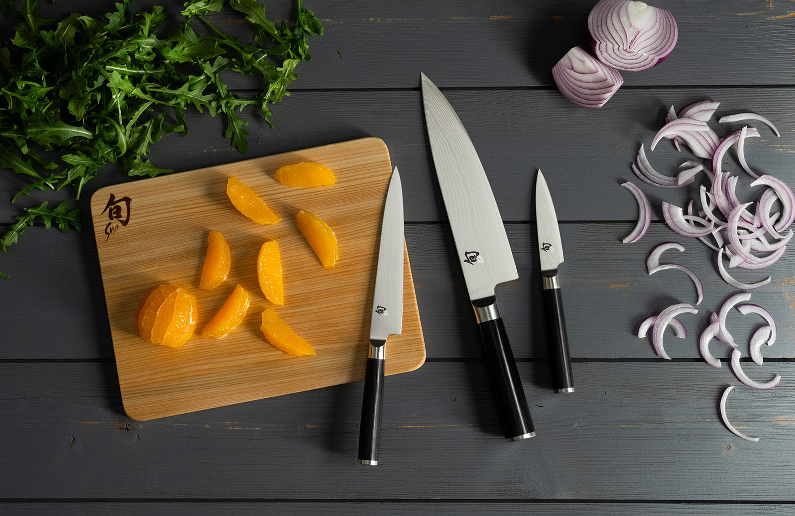 Shun Classic 8-Piece Student Knife Set with Knife Roll