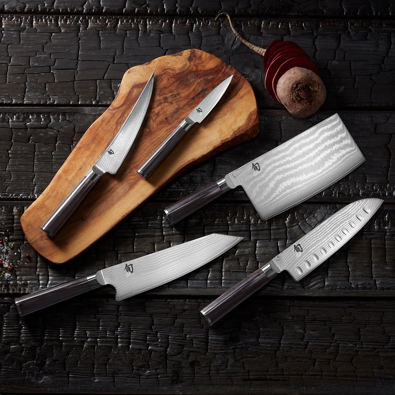 Shun Classic 9 Piece Chef's Choice Block Set