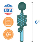 Constructive Eating Dinosaur Utensil and Divided Plate Set for Kids and Toddlers