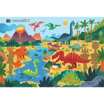 Constructive Eating Dinosaur Utensil, Divided Plate, and Placemat Set for Kids and Toddlers