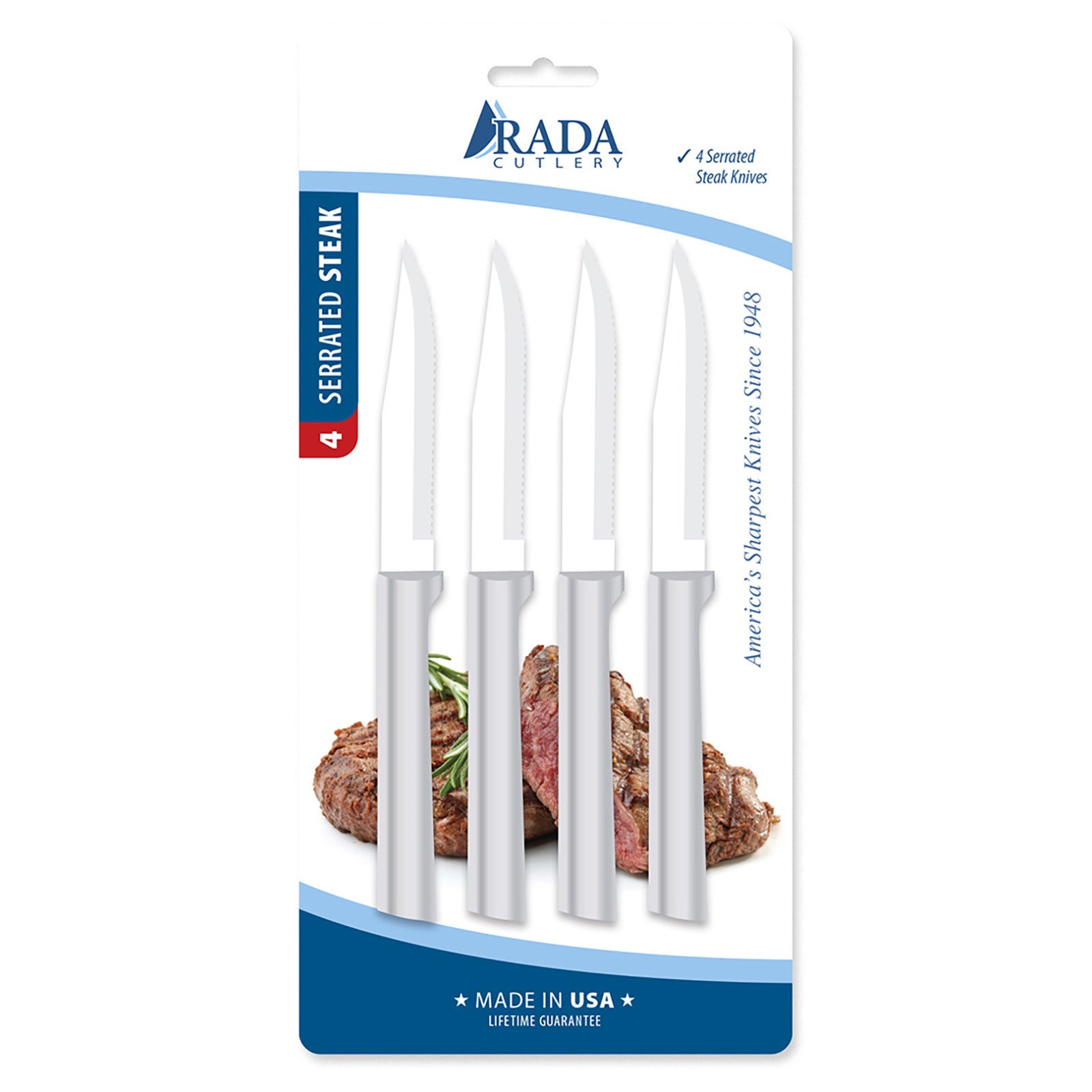 Rada 4 Piece ProPak Serrated Steak Knife Set