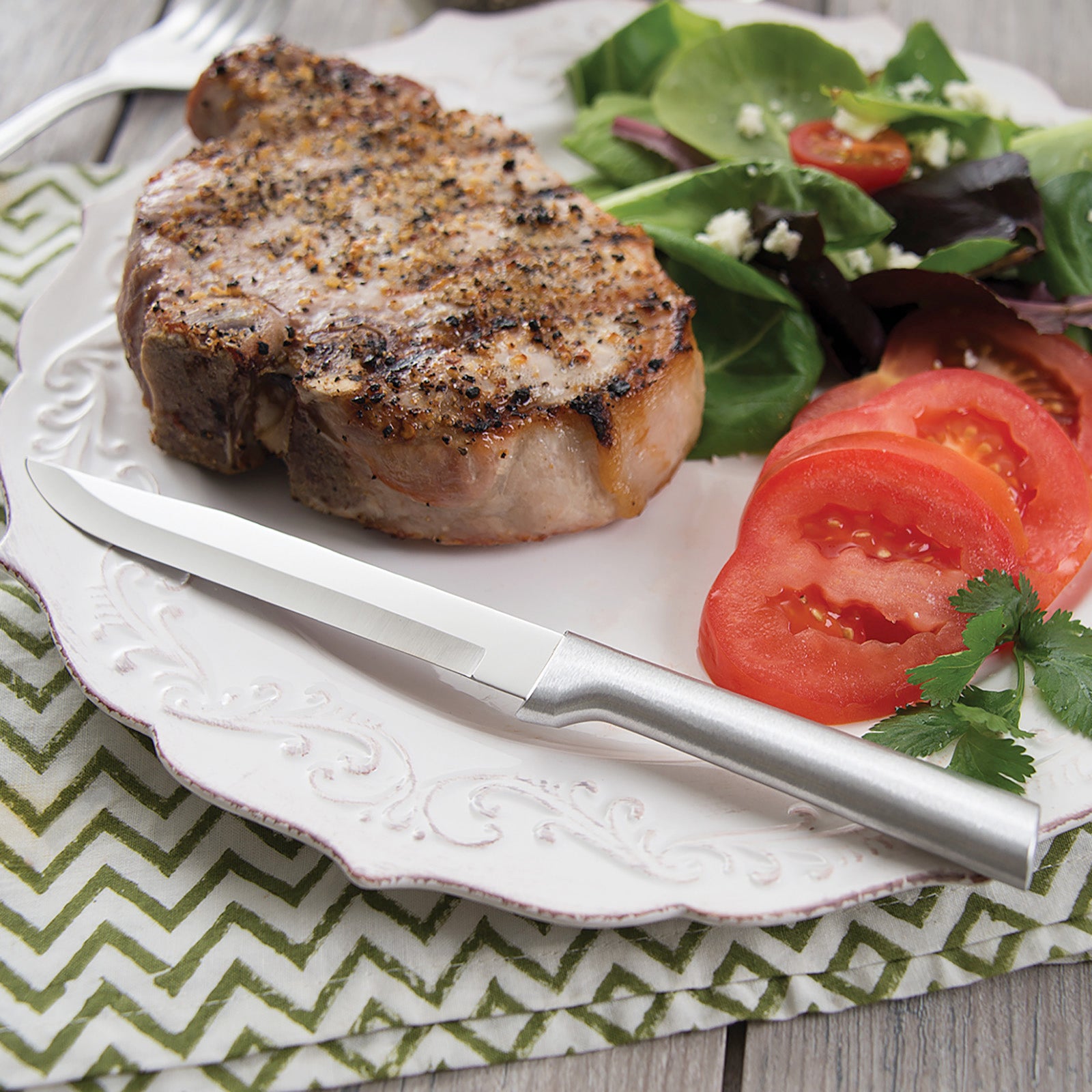 Rada 3 Piece Knife Set ProPak with Tomato Slicer, Vegetable Peeler, and Utility Knife