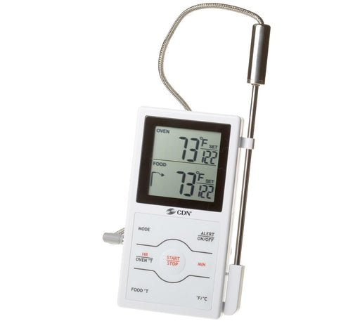 CDN Dual Sensor Probe Digital Cooking Thermometer Timer