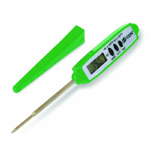 CDN ProAccurate Quick Read Waterproof Pocket Thermometer With Sheath, Green