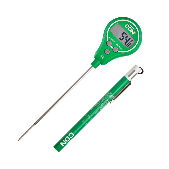CDN Digital Lollipop Thermometer, 4 Second Response Time, 4.3-Inch Stem, Green