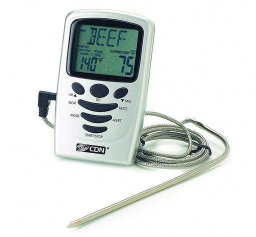 CDN Digital Programmable Probe In Oven Cooking Thermometer and Timer