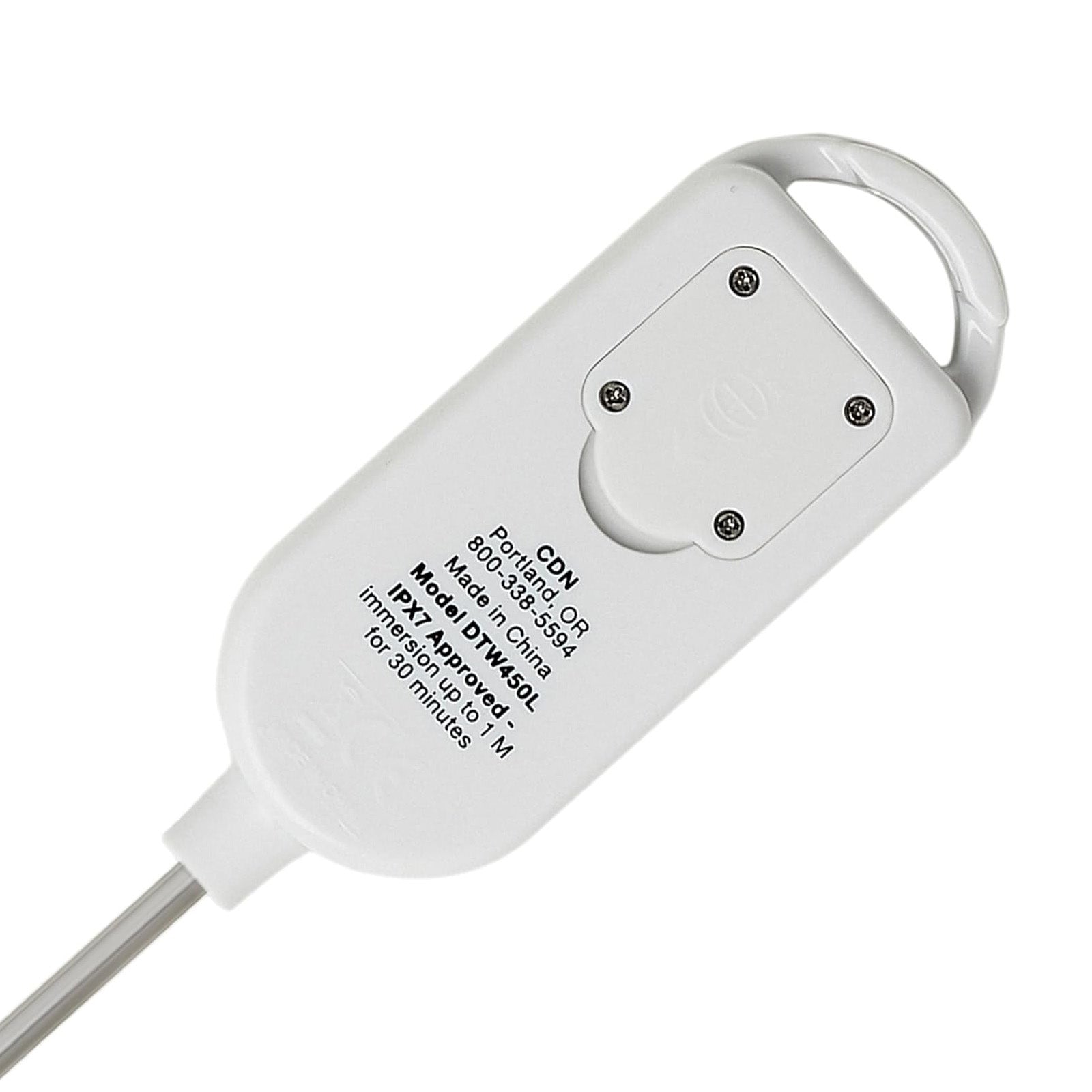 CDN ProAccurate Long Stem Digital Instant Read Thermometer, White