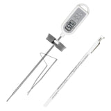 CDN ProAccurate Long Stem Digital Instant Read Thermometer, White